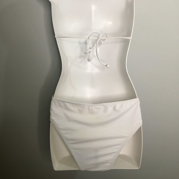 One Piece White Swimsuit - Item#89 - Picture 6 of 7